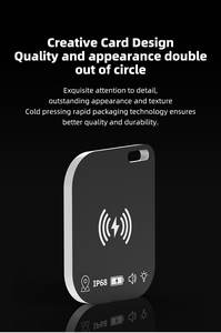 เครื่องติดตาม GPS อัจฉริยะแบบการ์ดบางเฉียบ 4G พร้อมระบบเตือนภัยไร้สายระยะไกล สำหรับโทรศัพท์มือถือ พวงกุญแจ และเคสโทรศัพท์ รองรับ OEM - Product Image 4