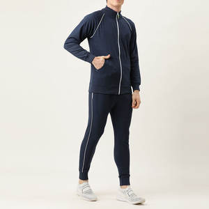 Meilleure qualité hommes fermeture éclair survêtement pour Jogging 2025 nouvelle mode à la mode léger et confortable hommes survêtement ensemble - Product Image 4