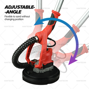 Hantechn 20v Ponceuse à enduit électrique <span class=keywords><strong>sans</strong></span> fil <span class=keywords><strong>sans</strong></span> poussière avec système d'aspiration et collecte <span class=keywords><strong>de</strong></span> poussière - Product Image 5
