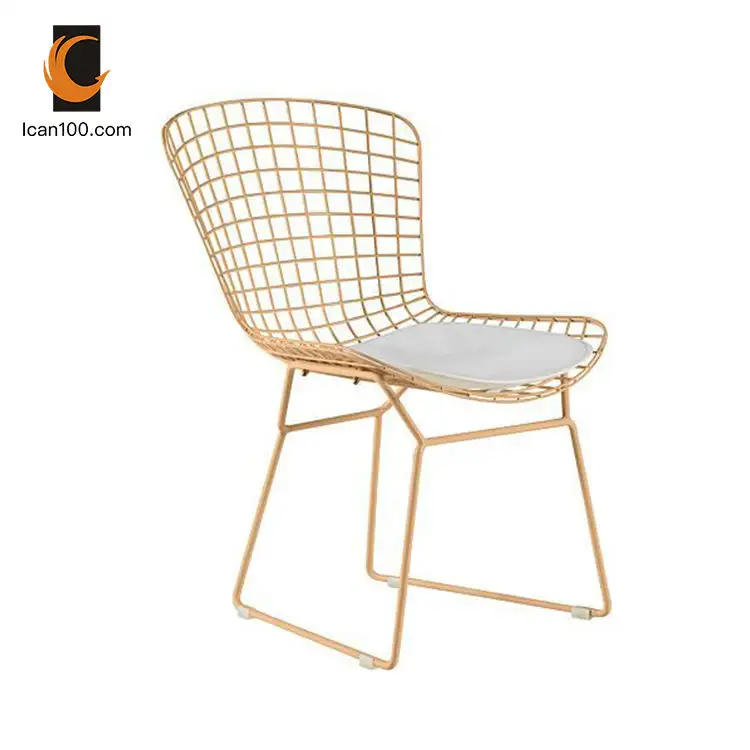 Endonezya ofis fiyatı çerçeve Cafe tel sandalye dış mekan mobilyası kahve sandalyesi yemek Metal restoran sandalye