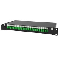 Chevelure de Fiber optique DWDM MUX 128, séparation de longueur d'onde, ajout multiplexeur de goutte