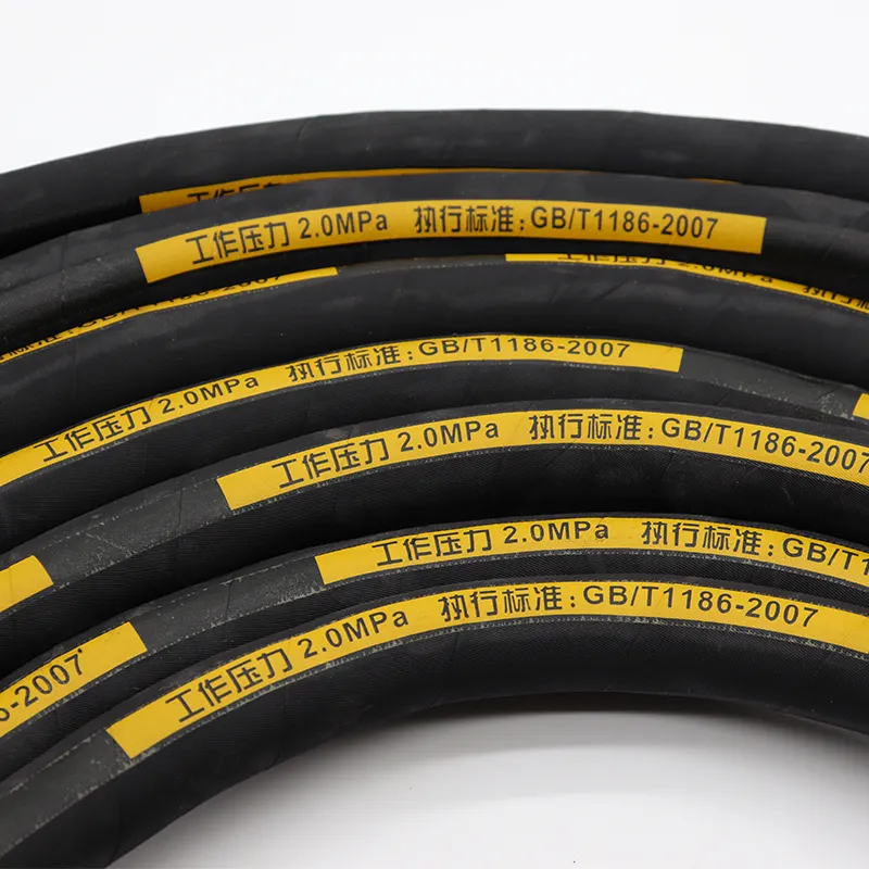 Epdm Rubber Hydraulic Hose Flexible Braided Reinforced Heat Delivery Fuel Oil Hose Rubber