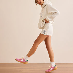 Custom 87' Embroidered Casual High Quality Breathable Anti-pilling Women Hoodie <b>Set</b> - Product Image 2