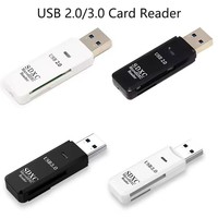 Lector de tarjetas 2 en 1 USB 3,0/2,0, lector de tarjetas micro sd, adaptador usb, lector de tarjetas de alta velocidad, tarjeta de memoria TF para PC, accesorios para ordenador portátil