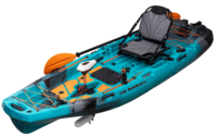 Certifié CE 10ft Modulaire Unique Kayak Pédale Hélice Fin Drive LLDPE Coque Matériel Surf Électrique Sport Pêche Bateaux À Rames