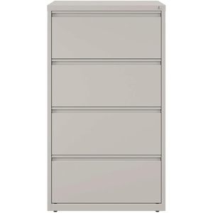 Archivador Lateral Alera Gris Claro de 4 Cajones, 30 x 18.62 x 52.5 Pulgadas, Metálico, 4 Cajones para Archivos Tamaño Legal/Carta - Product Image 1