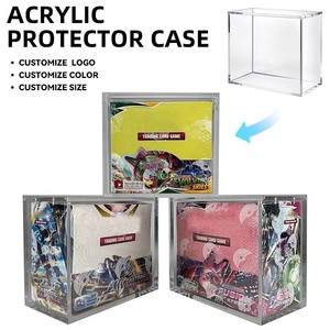 Boîte de rangement Pokémon en acrylique personnalisée, boîte de suppléments de cartes Pokémon moderne, étui magnétique en acrylique - Product Image 1