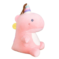 Jouets en peluche de dinosaure doux de haute qualité animaux en peluche de dessin animé en gros pour les cadeaux de vacances des enfants et les articles promotionnels