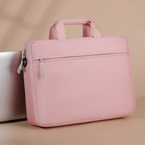 Housse pour ordinateur portable unisexe, imperméable et durable, avec fermeture éclair, sac messager, sac à main en polyester personnalisé de 15,6 pouces, sac à bandoulière pour ordinateur portable. - Product Image 5