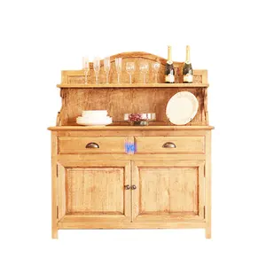 Tradisional Cina Kayu Kabinet Retro Cellarette Lemari Dapur