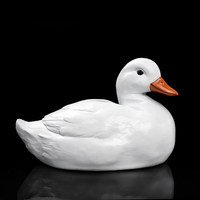 Boîte à mouchoirs en papier personnalisée en résine faite à la main Epmty pour le visage de canard Boîte à mouchoirs de voiture Boîte à mouchoirs de salle de bains