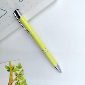 Stylos plume publicitaires en métal, noirs et blancs, fins et élégants, personnalisables avec logo, écriture fluide, portables, vente en gros à prix réduit - Product Image 2