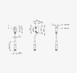 B-ALLUFF BOS R020K-PS-PR11-00,2-S49 (BOS020T) โฟโตอิเล็กทริคเซนเซอร์ ใหม่และเป็นของแท้ในสต็อก - Product Image 1