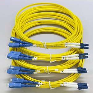Cable de Fibra Óptica SC/UPC-LC/UPC G652D LSZH, Longitud Personalizada, 3.0mm, Doble Fibra, Monomodo - Product Image 1