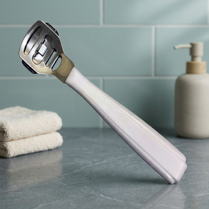 ASAP Outil de manucure et pédicure réutilisable en acier inoxydable écologique à double face avec long manche, durable, pour éliminer les callosités et les cors des ongles - Product Image 5