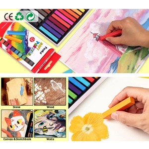 FOSKA – Bâtons de craie <span class=keywords><strong>pastel</strong></span> carrés confortables à tenir pour le dessin et la peinture, fournitures d'art professionnelles pour le bureau et l'art - Product Image 2