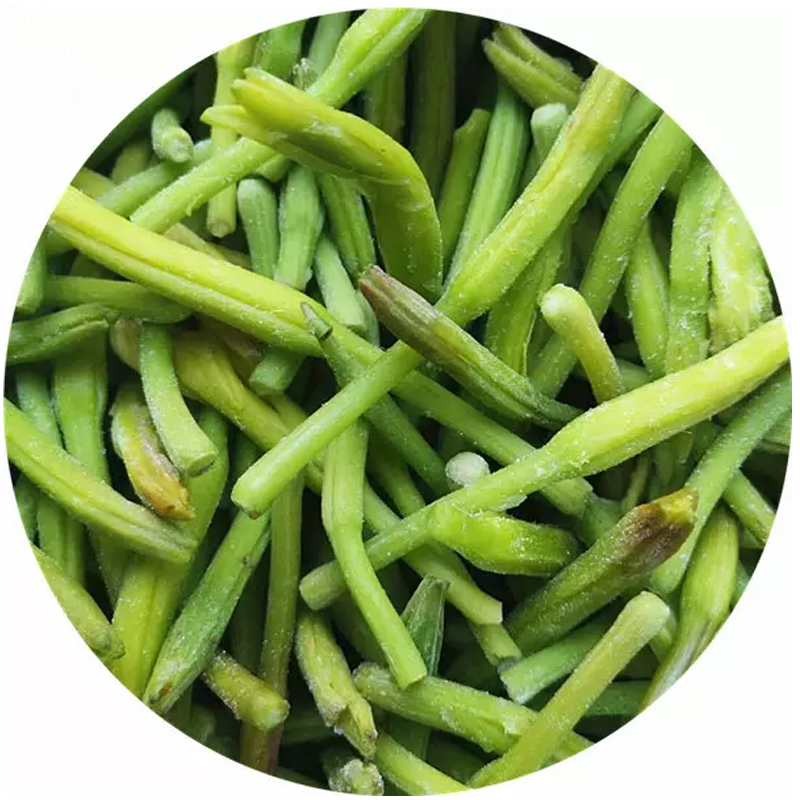 Замороженный хамерокаллис свежий длинный желтый Лилия Хуан Хуа Цай Высококачественная сельскохозяйственная продукция Цитрон дневной цветок лилии