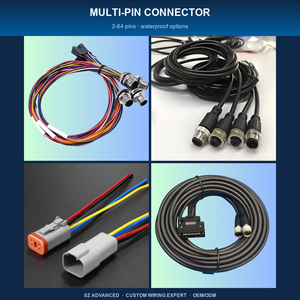定制线束电缆线 PVC 绝缘软铜线 编织抗腐蚀铜线 船用级 IP68 0.6/5KV 室内/室外 - Product Image 4
