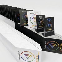 Exhibidor de Mesa en Forma de L, Resistente al Agua, con NFC y RFID, de PVC/PET, para Tiendas, Hoteles, Recepciones y Mostradores, Gran Venta