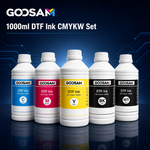 หมึก DTF CMYK สีขาว 1000 มล. ป้องกันการอุดตัน ความเข้มข้นสูง ชนิดน้ำ สำหรับการพิมพ์แบบ Direct to Film Transfer ดิจิทัล - Product Image 1