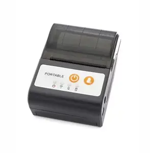 Pencetak tanda terima termal P58C 58mm produsen 2 inci pencetak kode batang tanda terima Portabel Printer termal Pos ponsel Mini saku