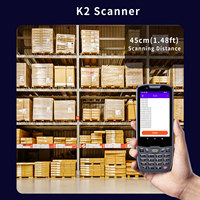 Terminal Móvil Industrial Resistente de 4 Pulgadas con Android 13.0, Quad-Core 2.0GHz, 4GB+64GB, Lector de Códigos de Barras 1D y 2D, Lector de Códigos QR