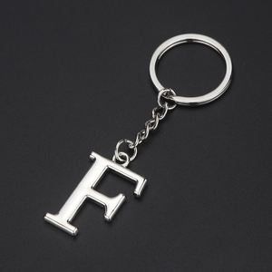 Llavero de Moda 2D/3D con las 26 Letras del Alfabeto, Letras Mayúsculas de Aleación de Zinc, Decoración para Colgar en el Bolso, Regalo - Product Image 6