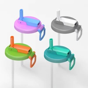 Nueva Tapa Reutilizable para Latas de Refresco con Pajita de Silicona, Apta para Bebidas Enlatadas, Cerveza y Jugos, 1 Pieza con 2 Pajitas - Product Image 6