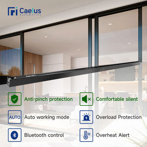 Sensor eléctrico de vidrio sin marco, puerta de vidrio, puerta corredera telescópica automática, operador de cierre, Motor, sistema de apertura de puerta automática - Product Image 5