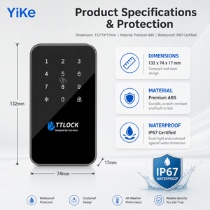 RFID-Zugangskontroll-Tastatur-Controller Kommerzieller Standalone 13,56MHz Tür-TTLOCK-<span class=keywords><strong>App</strong></span> Drahtloser PIN-Code Büro China Fabrik - Product Image 4