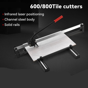 <b>600mm</b> 800mm Single Rail Manual <b>Tile</b> <b>Cutter</b> with Laser Infrared Positioning, Ceramic Wall Floor <b>Tile</b> Cutting Push Knife - Product Image 3