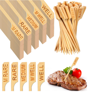 Marcadores <span class=keywords><strong>de</strong></span> bistec <span class=keywords><strong>de</strong></span> madera <span class=keywords><strong>de</strong></span> bambú, palitos <span class=keywords><strong>de</strong></span> bistec, palitos <span class=keywords><strong>de</strong></span> cocción <span class=keywords><strong>de</strong></span> <span class=keywords><strong>carne</strong></span>, palitos <span class=keywords><strong>de</strong></span> pincho <span class=keywords><strong>de</strong></span> bambú - Product Image 1