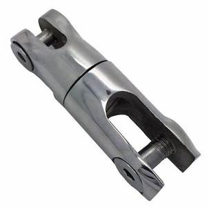 Double-<span class=keywords><strong>Joint</strong></span> liên kết chuỗi xoay Neo nối thép không gỉ Marine phần cứng đánh bóng 12mm stanchion thép đúc dịch vụ - Product Image 1