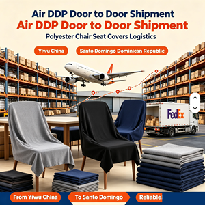 Envío Puerta a Puerta DDP por Aire y Expreso desde Yiwu, China, Fundas <span class=keywords><strong>de</strong></span> Asiento <span class=keywords><strong>de</strong></span> Poliéster para Sillas, <span class=keywords><strong>Santo</strong></span> <span class=keywords><strong>Domingo</strong></span>, República Dominicana, a través del Agente ZHL 5-15 - Product Image 1