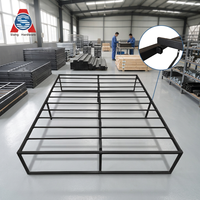 Cadre de lit King Size en acier inoxydable, sommier anti-bruit, solide et durable, pièces de rechange, accessoires de remplacement pour meubles