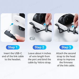 Amvr VR VR <span class=keywords><strong>Link</strong></span> สาย USB 3.0สำหรับ <span class=keywords><strong>Oculus</strong></span> Quest3/3S/2 /pro/ Pico4/Pico4อัลตร้า /pc/steamvr 5M สายถ่ายโอนข้อมูลอุปกรณ์เสริม VR - Product Image 4