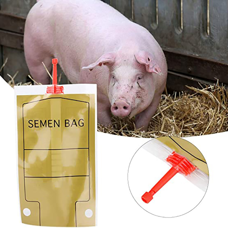 Pig Animal Medical Disposable Plastic Bag pig semen collection bag pig