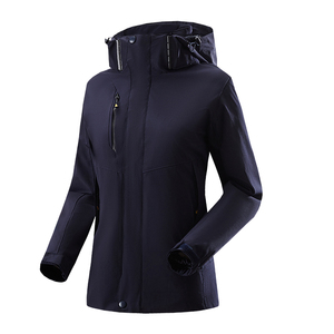 Manteaux 2 en 1 hommes et femmes veste de <span class=keywords><strong>ski</strong></span> imperméable Costume de neige en plein air vêtements de Snowboard salopette - Product Image 4