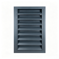 Grille verticale en forme de Z en alliage d'aluminium robuste avec un design moderne pour une utilisation extérieure, finition thermolaquée