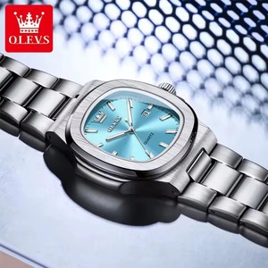 นาฬิกาควอตซ์ OLEVS 3696 OEM ขายส่ง นาฬิกาสปอร์ต สายแบบกำหนดเองได้ พร้อมโลโก้ สำหรับผู้ชาย หรูหรา พร้อมปฏิทิน กันน้ำ เรืองแสง - Product Image 3