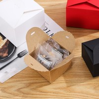 Cajas de Panadería de Papel Kraft Creativas y Personalizables, Cajas Multiusos para Postres, Nougat, Galletas, Dulces y Mini Pasteles, Empaque para Regalos
