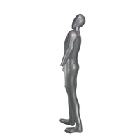 Mannequin de torse suspendu en plastique PVC gris, boutique de vêtements, Mannequin gonflable pour tout le corps