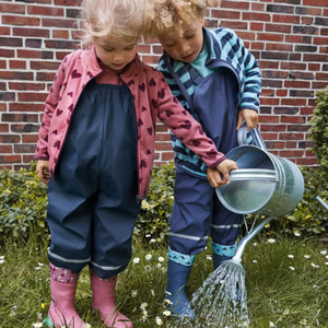 Pantalon <span class=keywords><strong>de</strong></span> <span class=keywords><strong>pluie</strong></span> imperméable personnalisé pour enfants, vêtements <span class=keywords><strong>de</strong></span> <span class=keywords><strong>pluie</strong></span> en PU-Polyester, salopette imperméable pour enfants, pantalon <span class=keywords><strong>de</strong></span> <span class=keywords><strong>pluie</strong></span> unisexe - Product Image 6