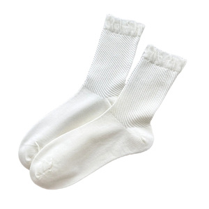 Women's Pure Cotton Slouch <b>Socks</b> Solid Color Breathable Mid-Calf <b>Socks</b> For Summer Casual Wear - Product Image 5
