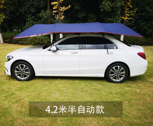ウインドバレー全自動シングル4シーズンカーサンシェード屋根可動キャノピーポリエステル日焼け防止防雪 - Product Image 6