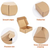 Boîtes d'expédition personnalisées, boîte à courrier avec logo, emballage pour cadeaux, cartons, vêtements, boîte en carton kraft durable