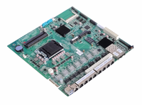 Carte mère Mini-ITX industrielle 1155 pour système routeur/pare-feu, carte mère LGA 1151 pour processeurs I3/i5/i7, avec extension PCIe pour appareil réseau