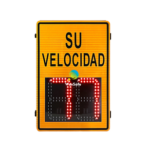Panneau <span class=keywords><strong>radar</strong></span> <span class=keywords><strong>de</strong></span> vitesse variable solaire Doppler à haute luminosité et clignotement excessif pour la mesure <span class=keywords><strong>de</strong></span> vitesse en temps réel dans les zones scolaires et minières - Product Image 6