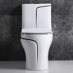 Sanitaires Salle de bain Siège de toilette <span class=keywords><strong>blanc</strong></span> <span class=keywords><strong>et</strong></span> <span class=keywords><strong>noir</strong></span> - Product Image 3