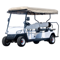 Voiturette de golf électrique à batterie lithium, chariot de golf électrique, véhicule touristique électrique